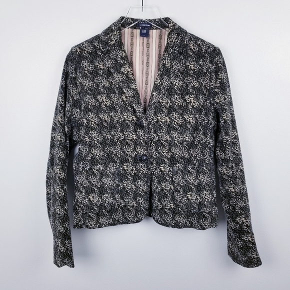 Gap Floral Corduroy Velvet Blazer - Picture 1 of 10